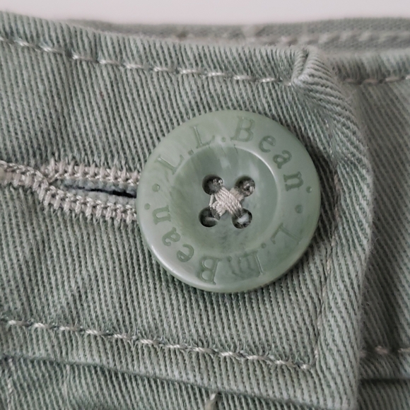 L.L. Bean Classic Fit Chino Skirt with Roses S 20 - Picture 4 of 9